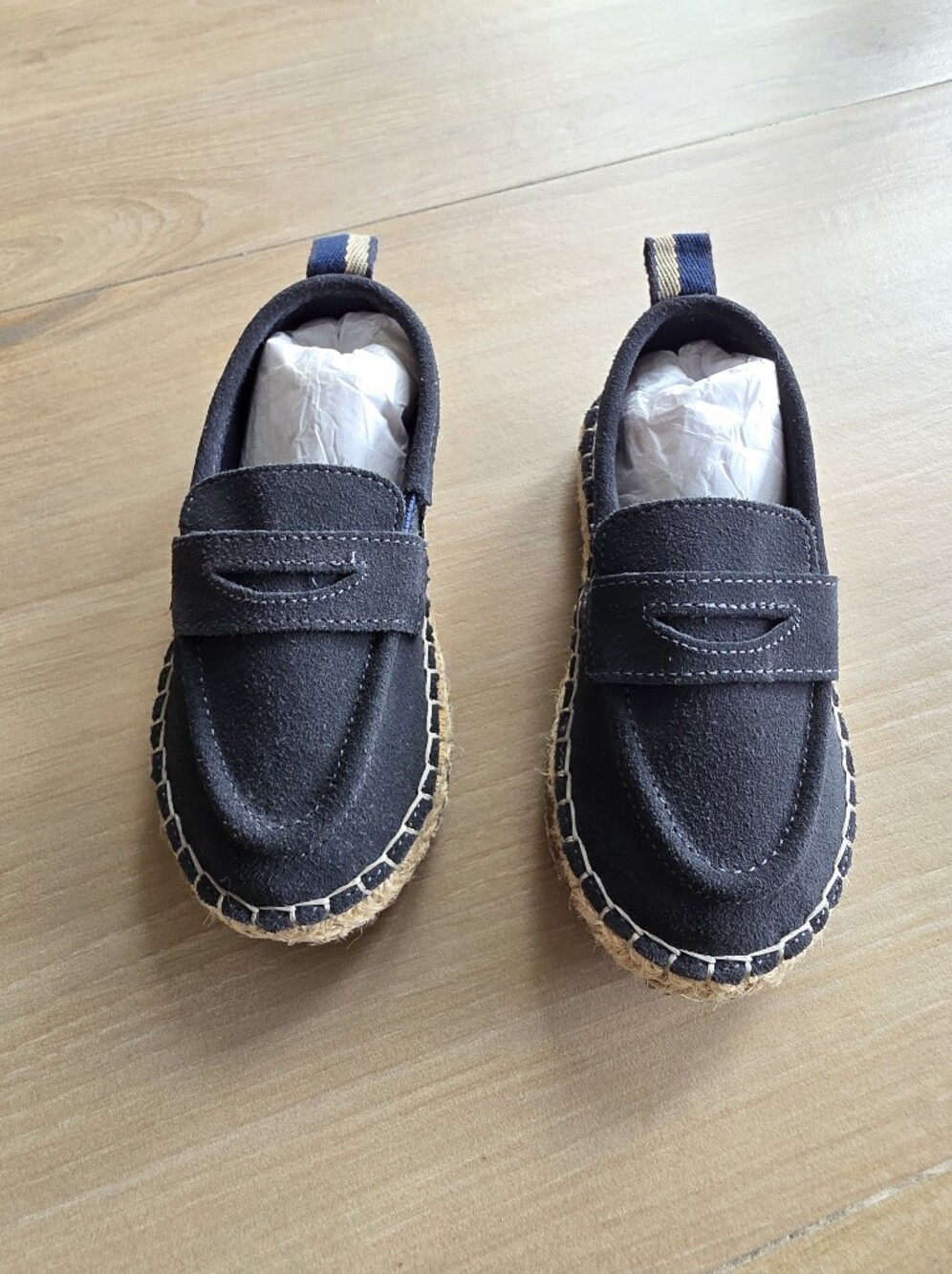 NEW Zara Baby Navy Espadrille Loafers | EU 23 / US 6.5